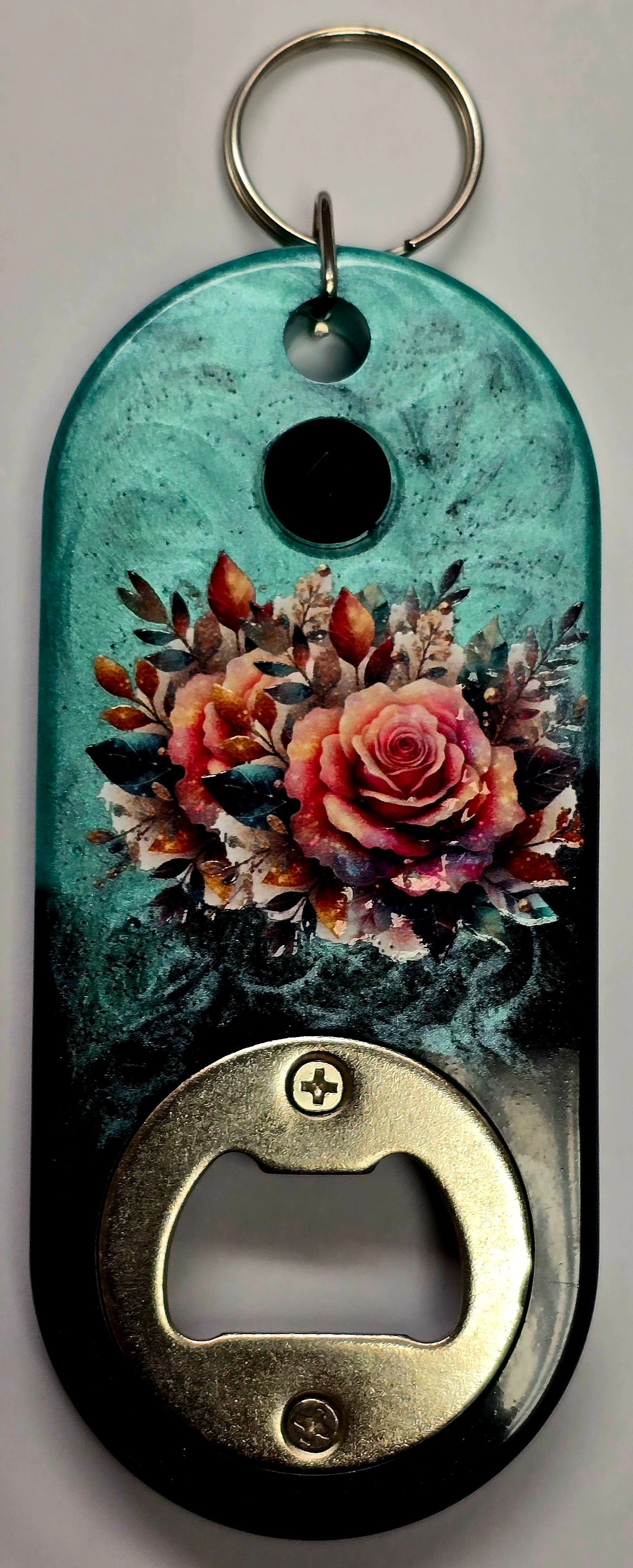 Hand-made Bottle opener (epoxy resin)